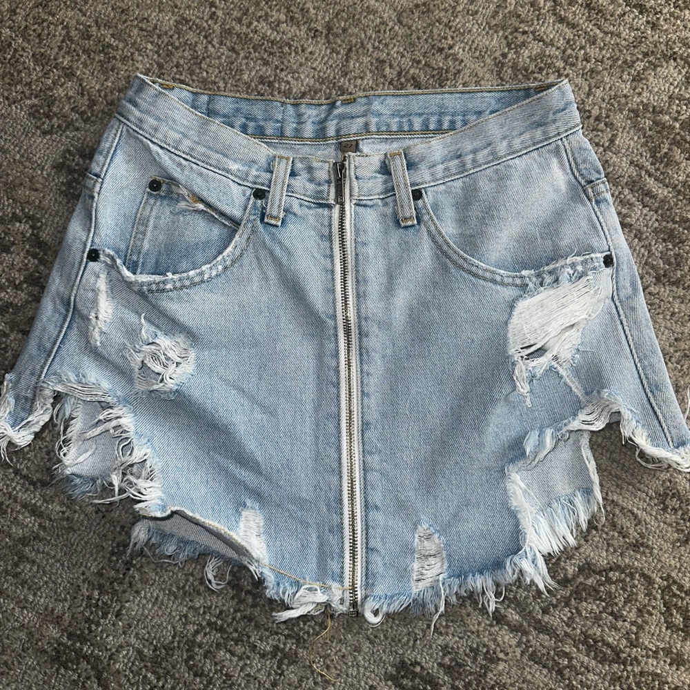 CARMAR DENIM SKIRT